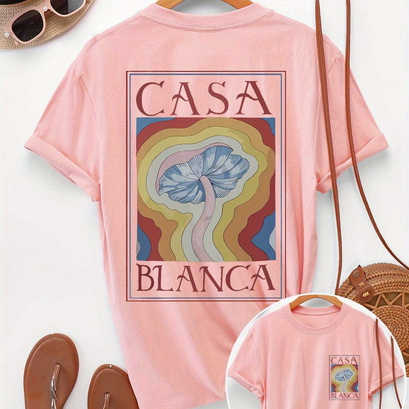 T-Shirt Casa Blanca femme