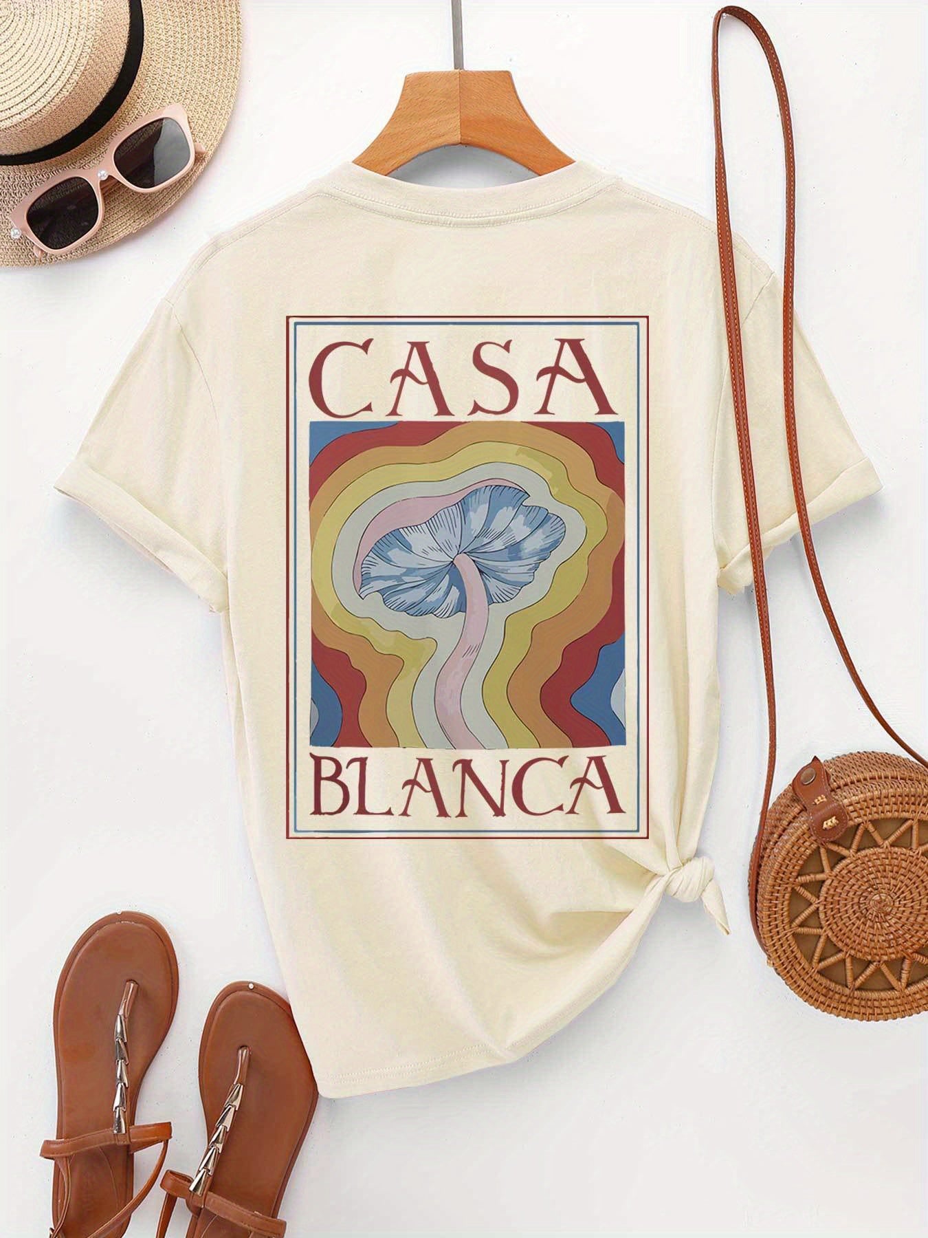 T-Shirt Casa Blanca femme