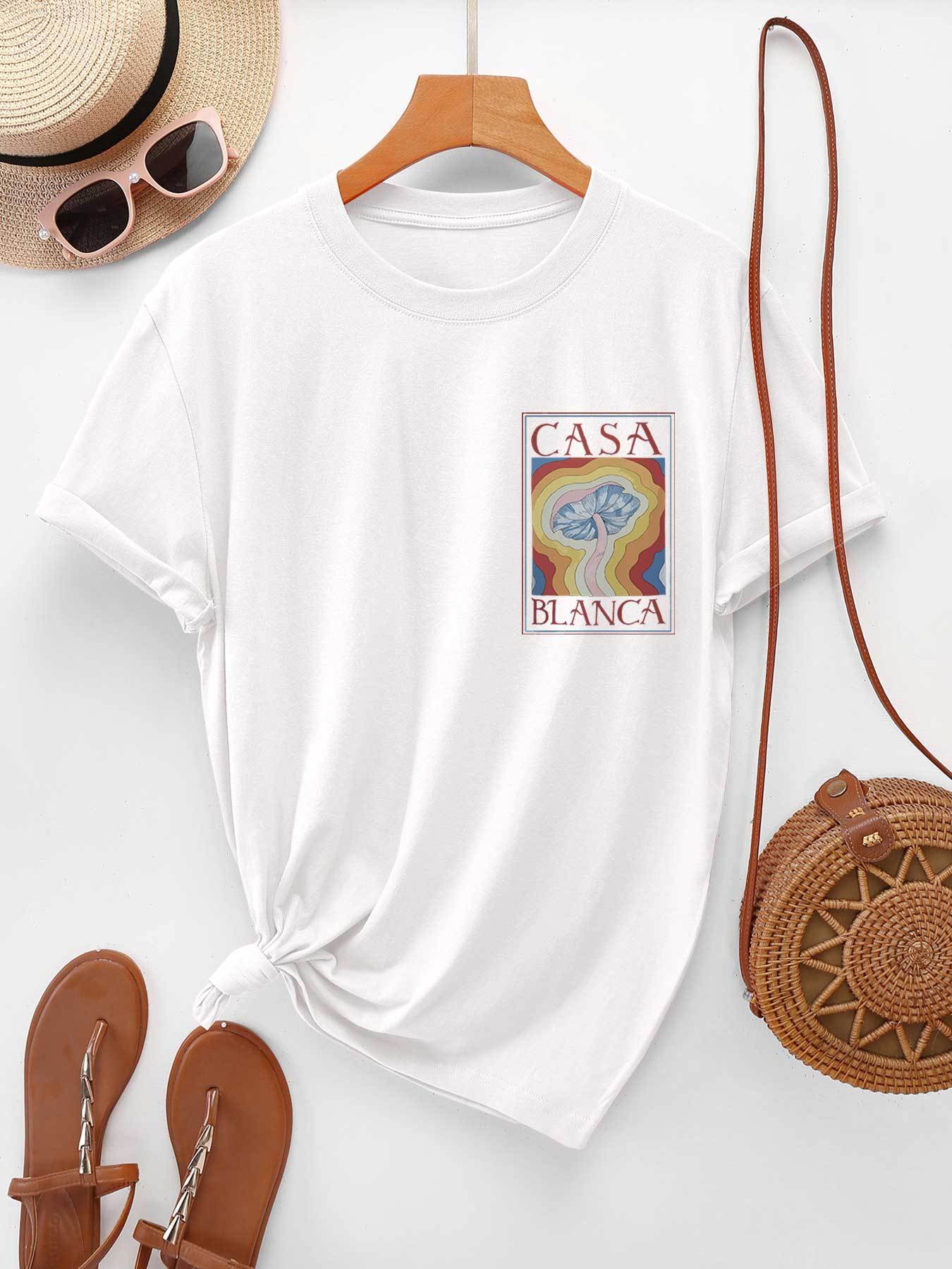 T-Shirt Casa Blanca femme