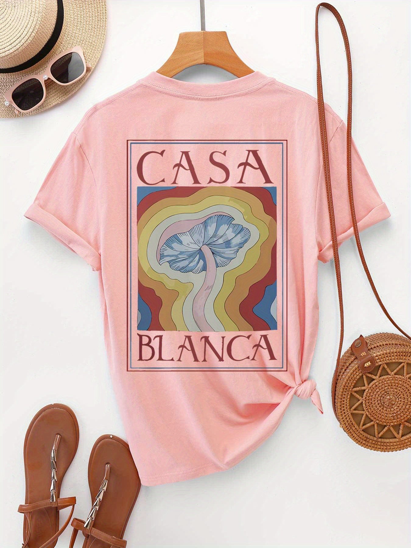 T-Shirt Casa Blanca femme