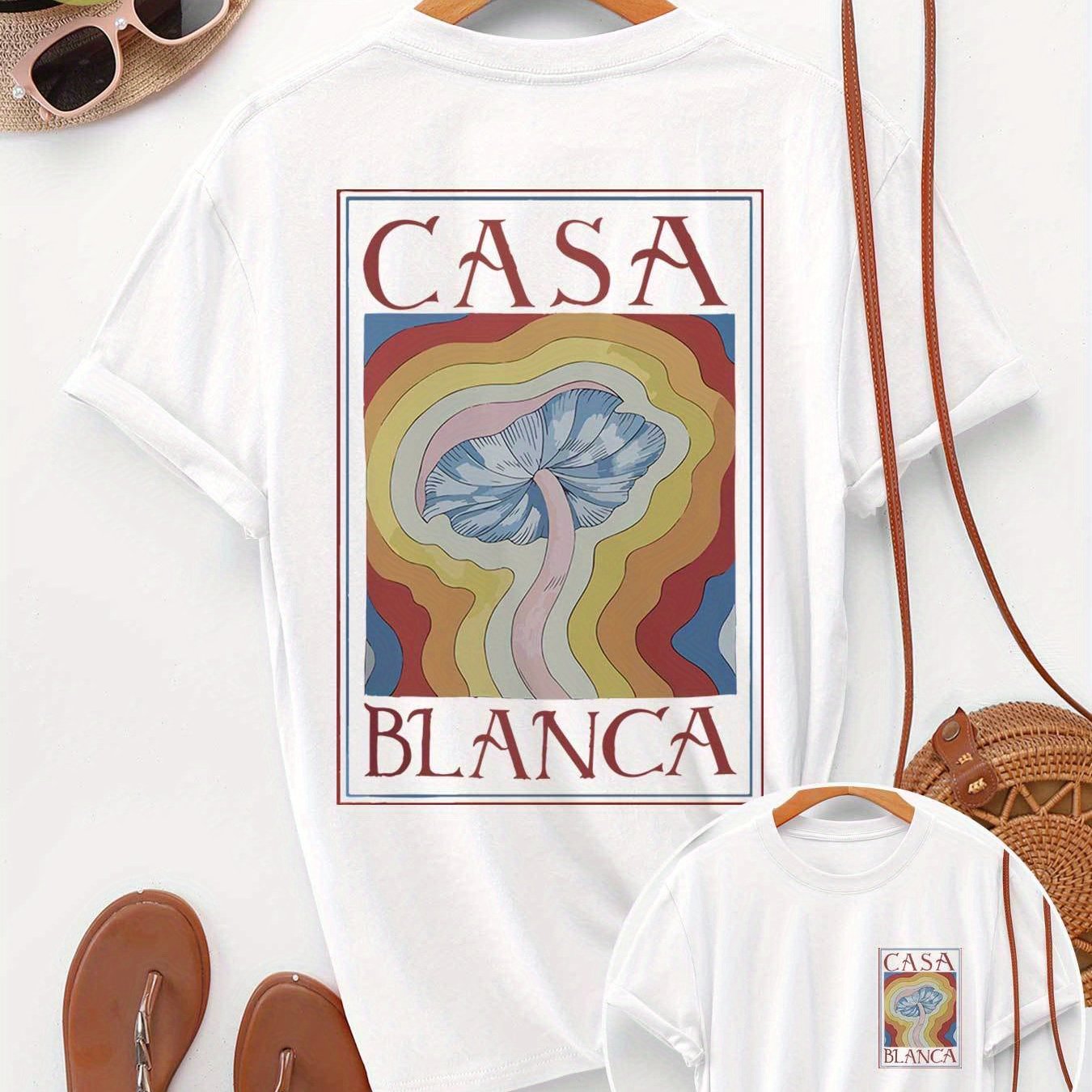 T-Shirt Casa Blanca femme