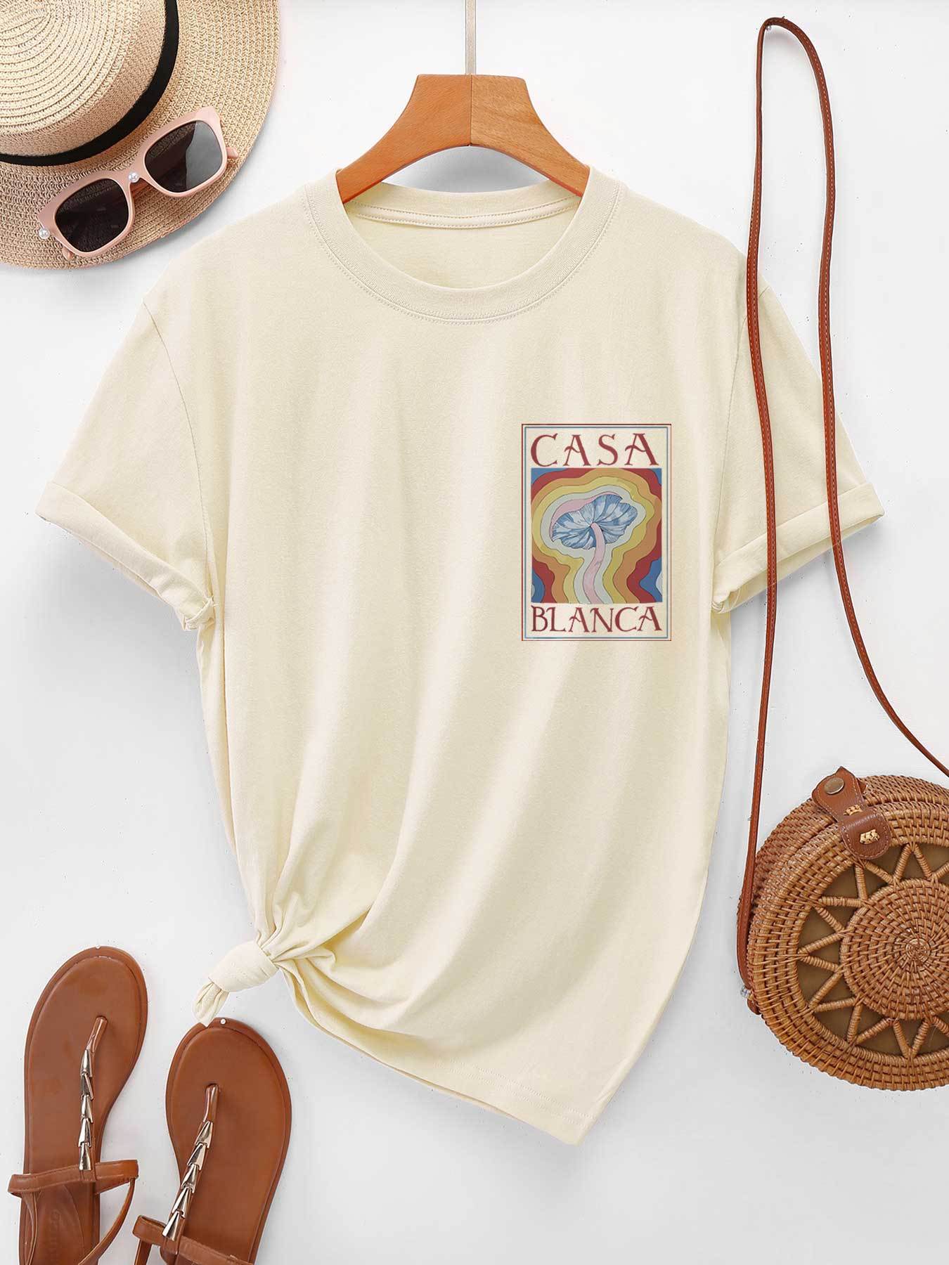 T-Shirt Casa Blanca femme